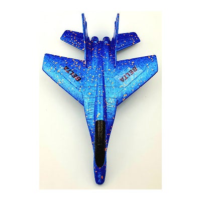 Styrofoam jet plane top